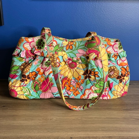 Vera Bradley Handbags - Vera Bradley Tropical Silk Ruffle Bag